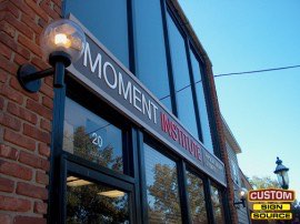 Moment Institute Dimensional Letters Building Sign