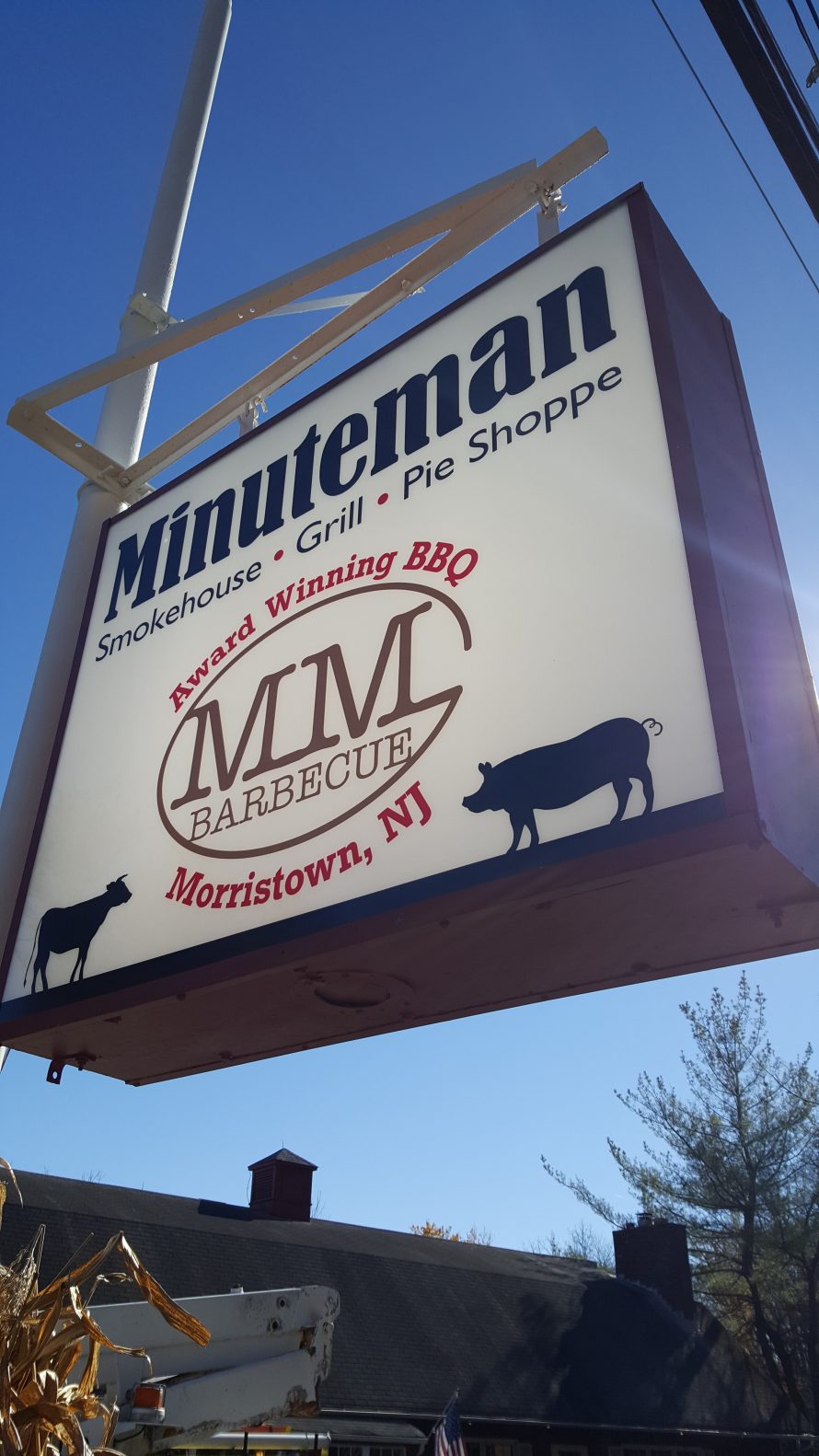 Minuteman Morristown Hanging Sign