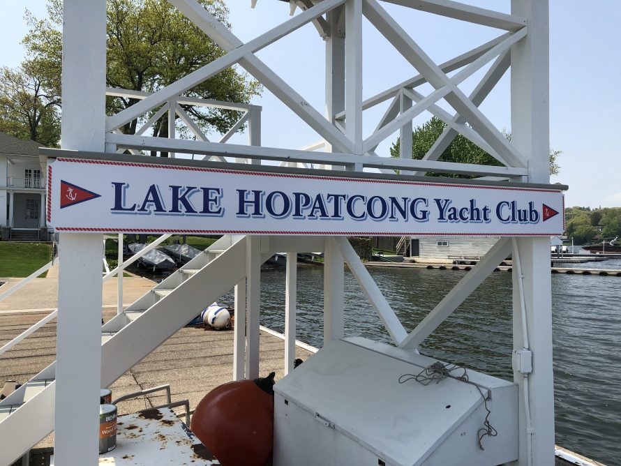 Lake Hopatcong Yacht Club Wayfinding Sign