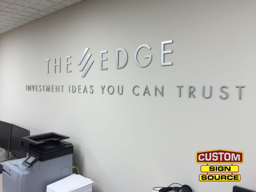 Acrylic Dimensional Letters Lobby Sign