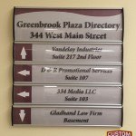 Interior Wayfinding Signs by Custom Sign Source - Morris County, NJ