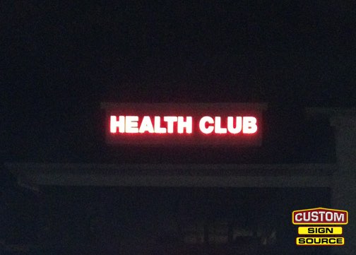 Chester Health Performance Illuminated Letters by Custom Sign Source – Succasunna, Morristown, Madison, Morris County, NJ