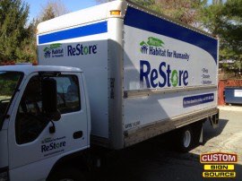 Habitat For Humanity Box Truck Graphics by Custom Sign Source - Morris County, NJ
