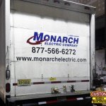Monarch Electric Box Truck Vehicle Graphics by Custom Sign Source
