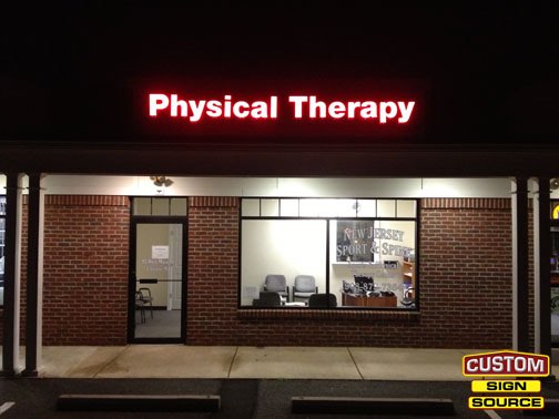 NJ Sport and Spine Illuminated Letters by Custom Sign Source – Succasunna, Morristown, Madison, Morris County, NJ