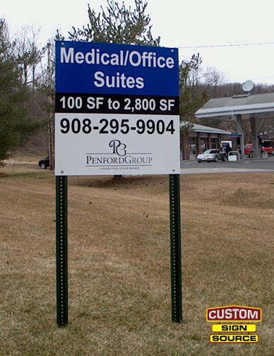 Penford Group Real Estate Sign by Custom Sign Source - Morris County, NJ