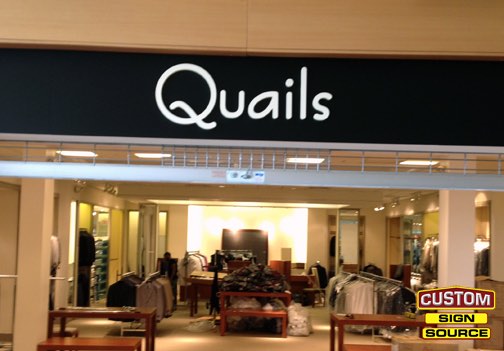 Quails Dimensional Letters by Custom Sign Source by Custom Sign Source - Morris County NJ