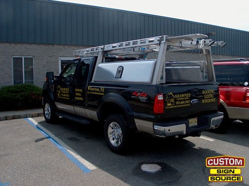 Shawnee Construction Truck Vehicle Graphics by Custom Sign Source