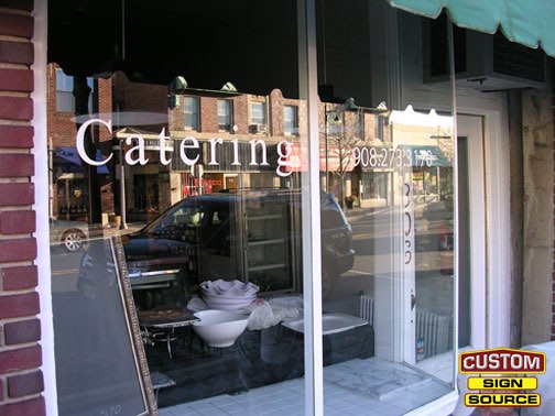 What a Dish Window Graphics by Custom Sign Source - Morris County, NJ