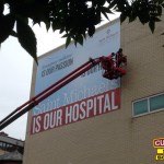 St Michaels Medical Center Large Building Banner by Custom Sign Source - Morris County, NJ