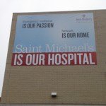 St Michaels Medical Center Large Building Banner by Custom Sign Source - Morris County, NJ