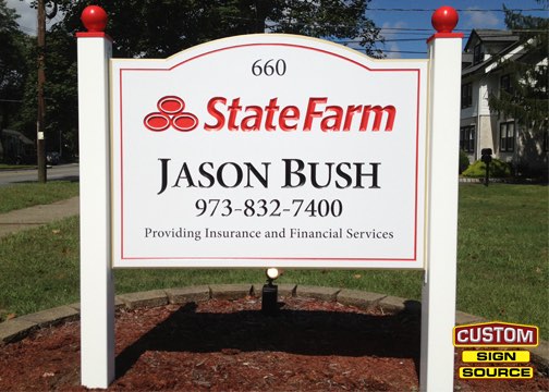  Jason Bush Carved Sign by Custom Sign Source