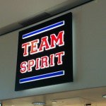 Team Spirit Illuminated Letters Rockaway Townsquare Mall by Custom Sign Source - Morris County, NJ