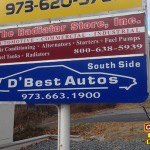 D'Best Autos and The Radiator Store Light Box Panel by Custom Sign Source - Morris County, NJ