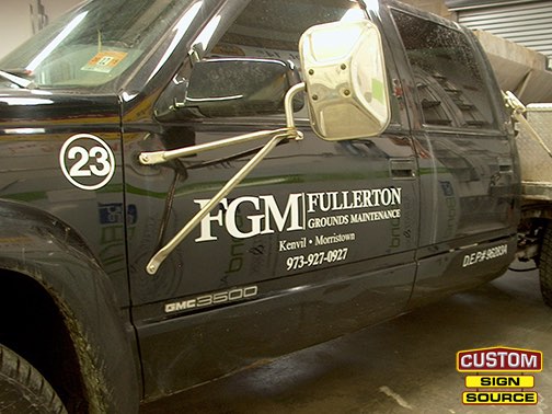 Fullerton Truck 22 Vehicle Fleet Graphics by Custom Sign Source - Morris County, NJ