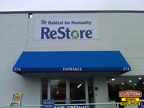 Habitat For Humanity Commercial Entrance Awning