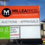 MILLEABROS and A.G. Architect Light Box Panels by Custom Sign Source - Boonton, Morris County, NJ