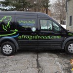 A Frog's Dream Ford Transit Vehicle Graphics by Custom Sign Source - Morris County, NJ