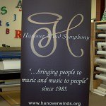 Hanover Wind Symphony Retractable Banner Stand by Custom Sign Source - Morris County, NJ
