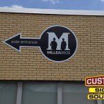 MILLEABROS Aluminum Building Sign by Custom Sign Source - Morris County, NJ