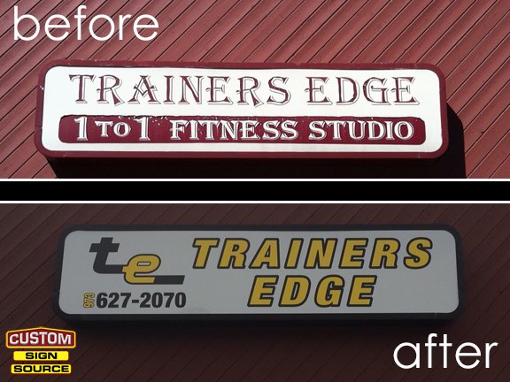 Trainers Edge Lightbox Before and After