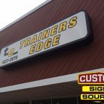 Trainers Edge Lightbox by Custom Sign Source - Morris County, NJ