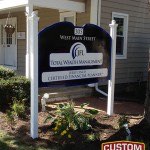 JFL Carved Post and Panel Sign by Custom Sign Source - Morris County, NJ