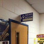 Bogert School Interior Wayfinding Flag Mount Classroom Sign by Custom Sign Source - Succasunna, Morris County, NJ