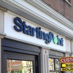 Starting Point Dimensional Letters Building Sign by Custom Sign Source - Morris County, NJ
