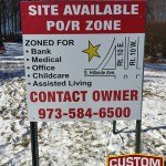 Site Available Real Estate Sign by Custom Sign Source - Morris County, NJ
