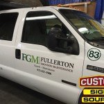 FGM F550 Truck Graphics by Custom Sign Source - Morris County, NJ