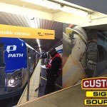 PATH Station Construction Wall Graphics by Custom Sign Source - Morris County, NJ