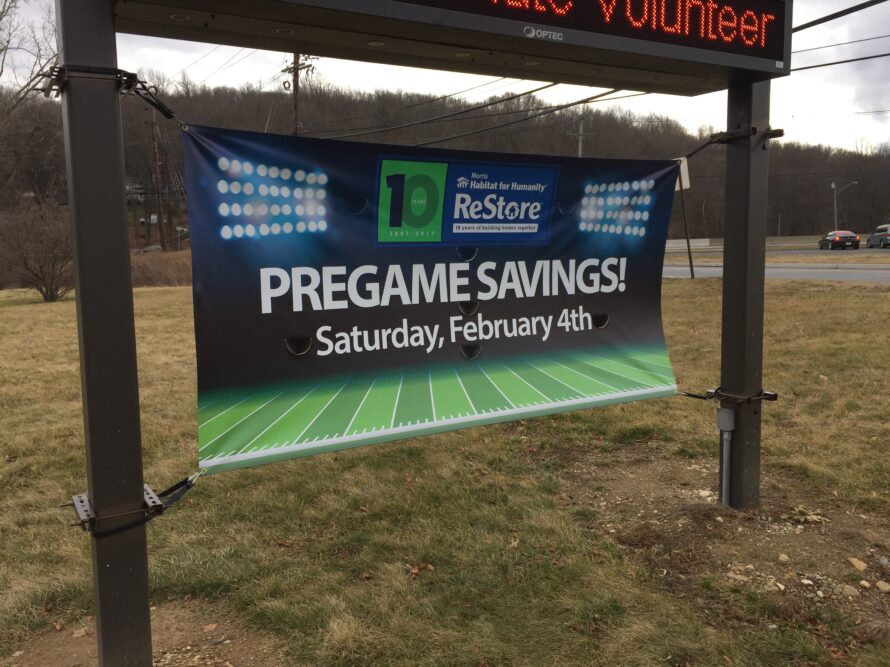 Habitat for Humanity Outdoor Banner