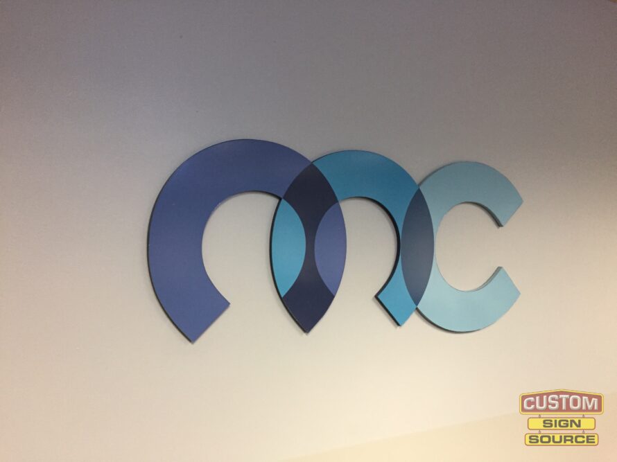 Interior Dimensional Lobby Sign logo