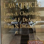 Door Graphics for Law Offices