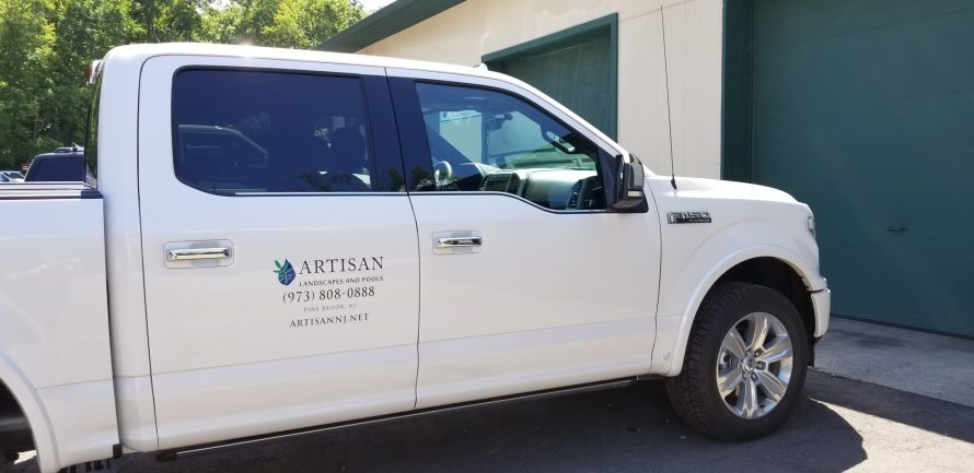 Artisan Landscapes and Pools Truck Graphic